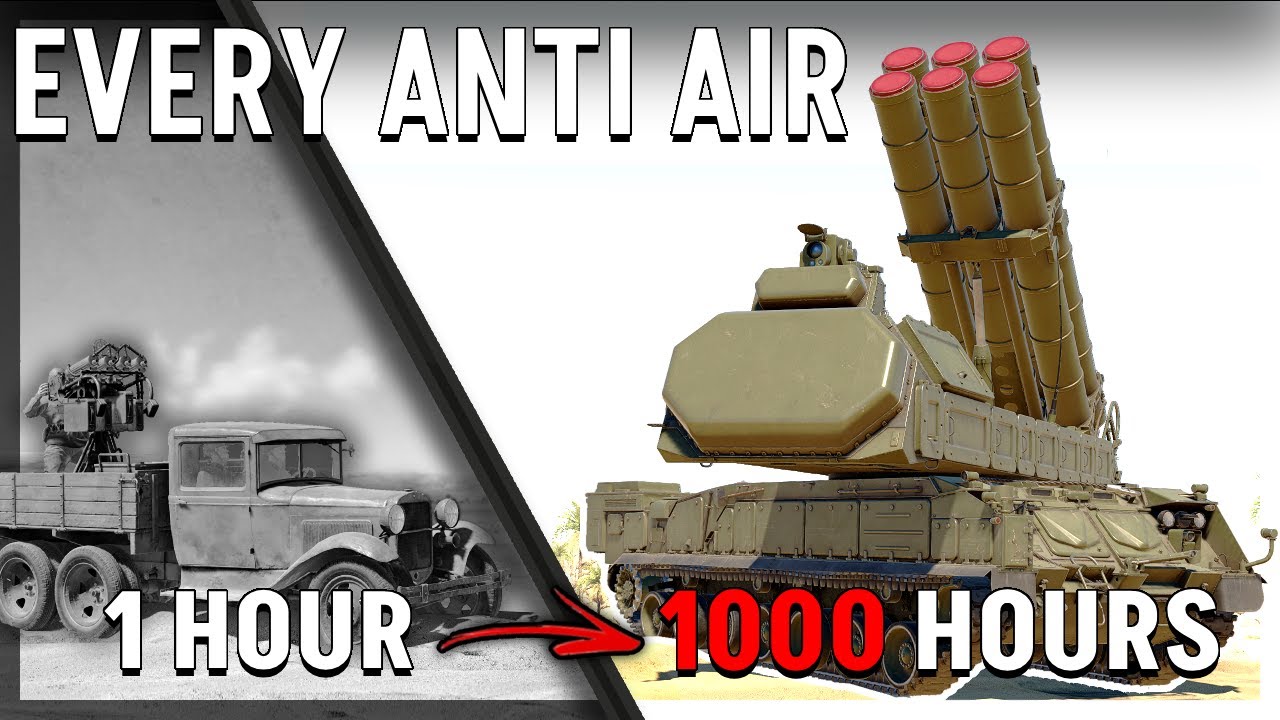 The Entire Russian Anti Air Line - 5 Kills in Each  Tank