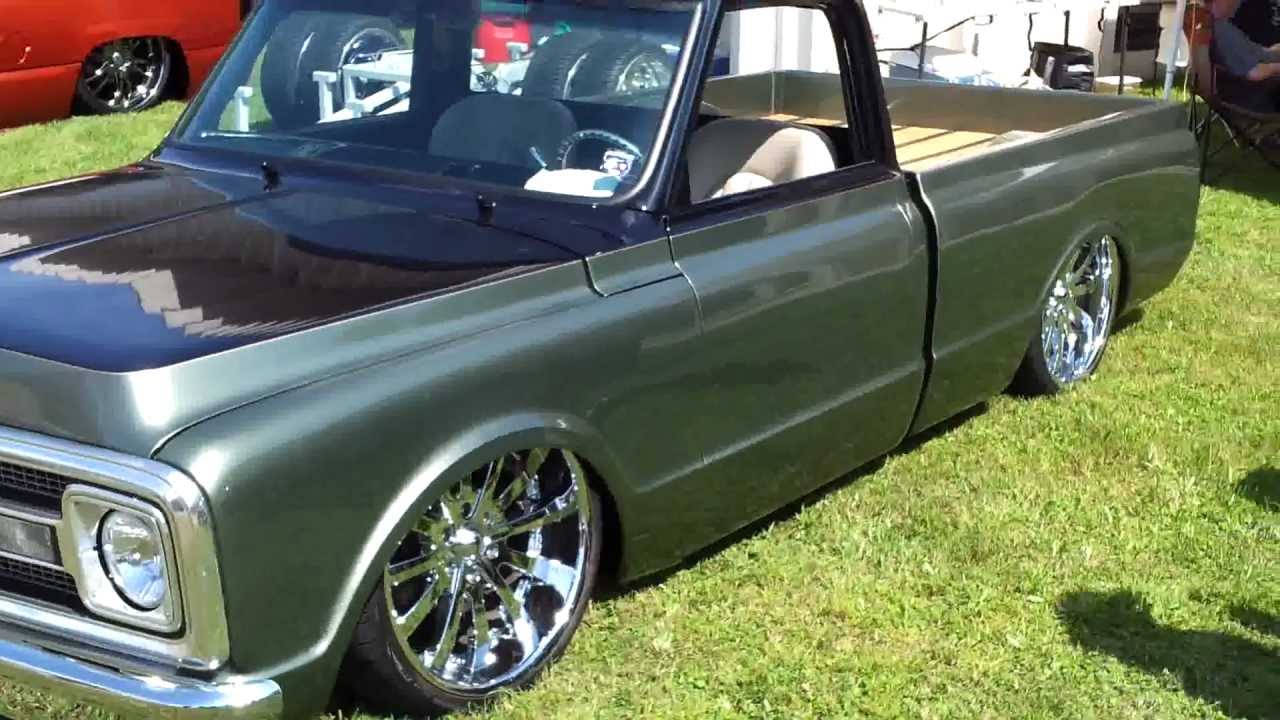 Old School C10 Chevy Truck super clean - YouTube