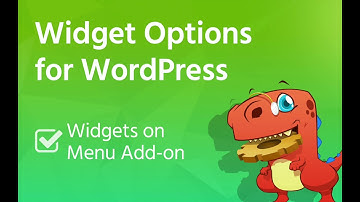 WordPress Widgets on Menu Add on