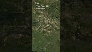 Urban Growth In Twin Cities, Mn, Since 1986