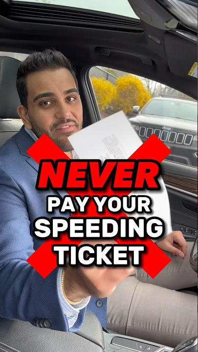 Never Pay Your SPEEDING TICKET! #shorts