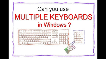 How to use multiple keyboards in Windows for Shortcuts and Macros