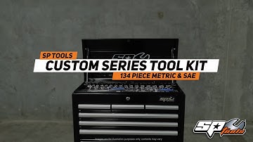 SP TOOLS | SP50097 - CUSTOM SERIES TOOL KIT - 134PC METRIC/SAE