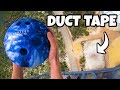 Can DUCT TAPE Stop a BOWLING BALL from 45m?