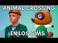 He recreado Animal Crossing en Los Sims