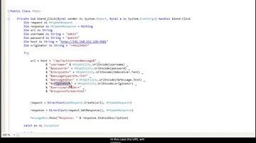 Send HTTP SMS (HTTP SMS example through request)