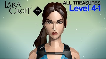 LARA CROFT GO Level 4-1 ALL TREASURES/RELICS The Lowest Point