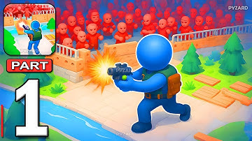 Harvest Havoc: Siege Defense - Gameplay Walkthrough Part 1 - Forest Stickman Base Defense (Android)