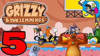 Boomerang Make and Race 2: Grizzy and the lemmings gameplay walkthrough part 5 (Android, iOS)