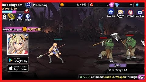 Magic Spear Gameplay - Idle RPG 「Android, iOS」