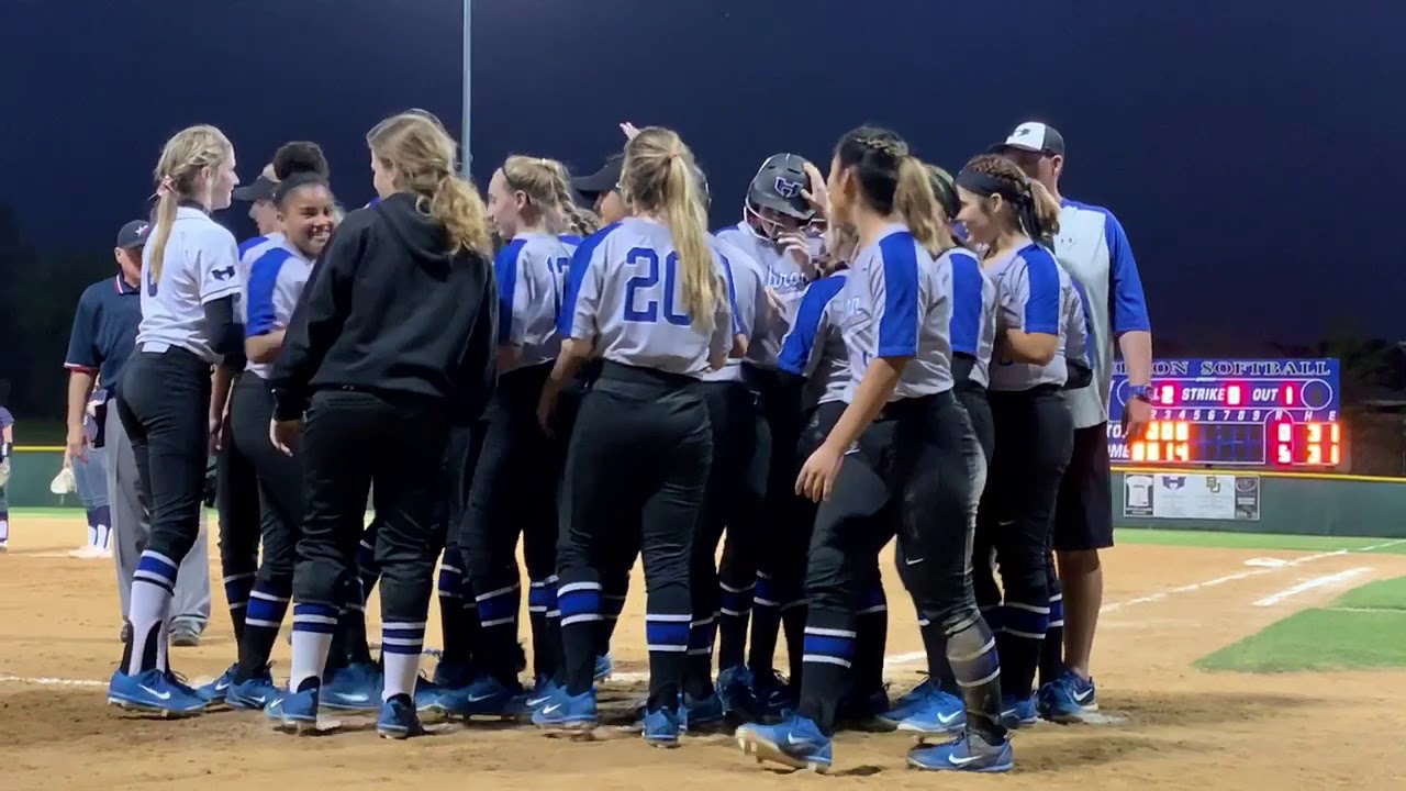 Hebron HS Softball Defeats Nimitz 120 3/29/19 (Senior Day) YouTube
