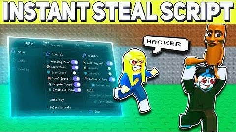 Steal a Brainrot SCRIPT Hack No Key [INSTANT STEAL, NOCLIP, FLOAT, SPEED & FLY + NO KICK!] Working
