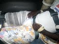 Baffour soccer academy director of communications kwaku adjei richard in an ambulance to wenchi