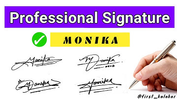 Monika name signature style | Monika name stylish signatures | M signature | M signature style