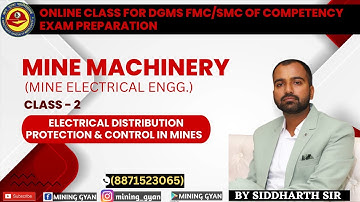 DGMS FMC/SMC Exam/Class 2 Mine Machinery/Theory of Machine by Siddharth Sir/Mining Gyan