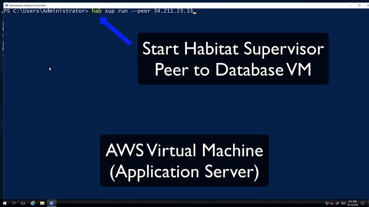 Habitat demo - running a .NET hart file and a SQL Server hart file on ...