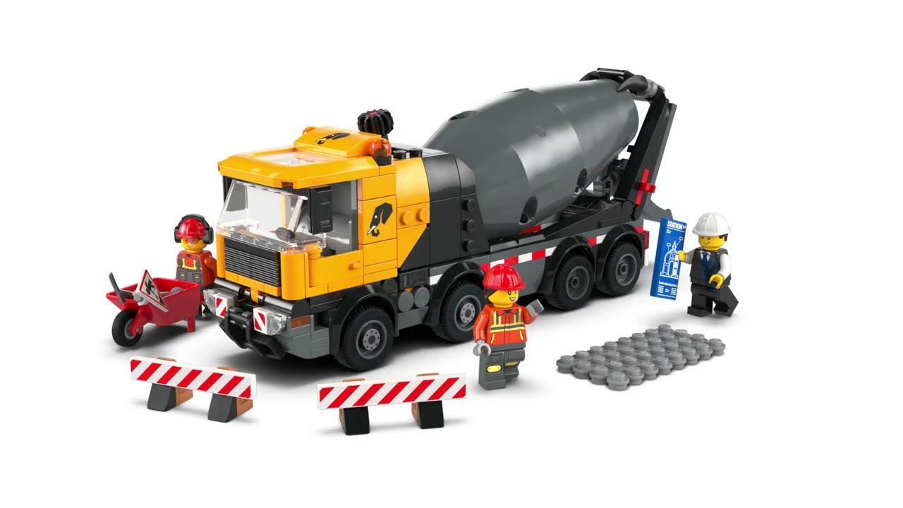 LEGO City Cement Mixer Construction Set 60478