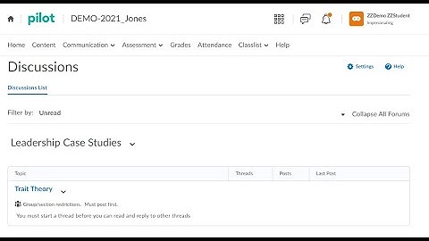 D2L Discussion Topics