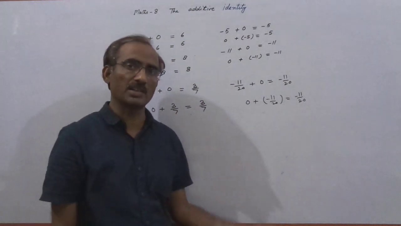 Maths | Class-8 | The Additive Identity for Rational Numbers | NCERT ...
