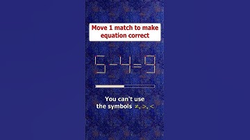 Fix the equation by moving 1 stick #shots #puzzles #logicpuzzles #mathspuzzle #hindipuzzles