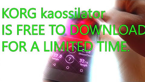 KORG kaossilator demo