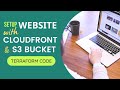 How to setup Website using Cloudfront and S3 Bucket