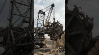 दुनिया की सबसे विशाल खुदाई मशीन! 😱 Bucket-Wheel Excavator #Science #Technology #Shorts