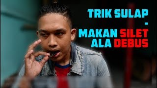 Trik Makan Silet Ala Debus - Kujang Magic