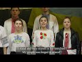 Ukrainian children beg NATO to close the sky!