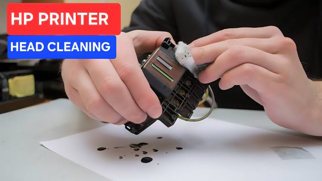 How to Manually Clean HP Printer Head | Fix Ink Not Printing - YouTube