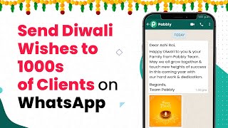 Send Diwali Wishes to 1000's Of Clients on WhatsApp | Clients को WhatsApp par दिवाली wishes भेजें screenshot 3