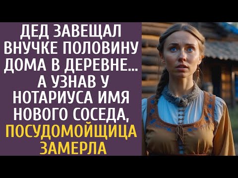 Дед завещал внучке половину дома в деревне… А узнав у нотариуса имя нового соседа посудомойка ахнула