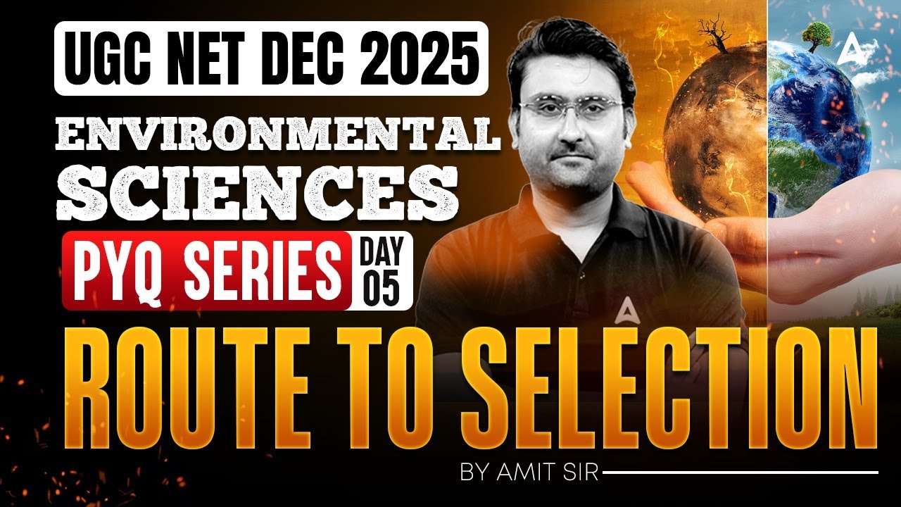 UGC NET Environmental Sciences PYQ's | UGC NET EVS Previous Year Questions #5 By Amit Sir