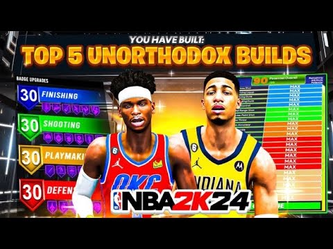 3 Unorthodox Builds That Will Make Your Opponents Rage Quit in NBA 2K24!