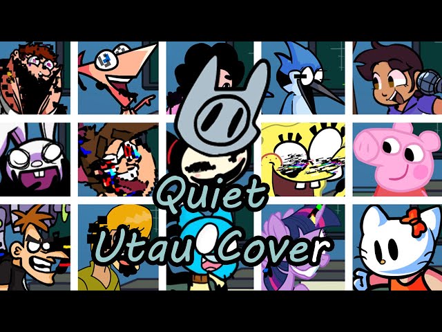 Quiet but Every Turn a Different Character Sings It (FNF Quiet Everyone Sings It) - [UTAU Cover] class=