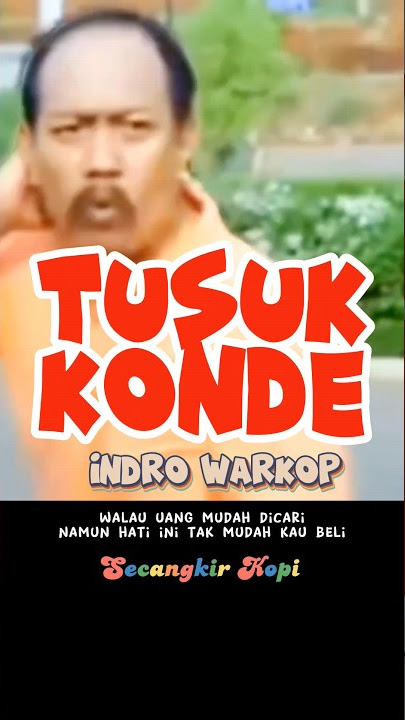 TUSUK KONDE, INDRO WARKOP, wkwkwk 🤣 kehormatannya masih?, #secangkirkopi #shorts