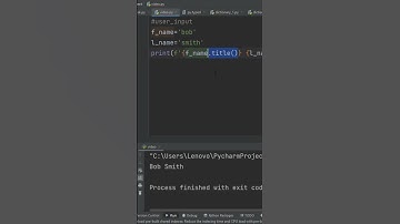 Python tutorial: title() function.#python #computerprogramming #pythonprogramming #pycharm