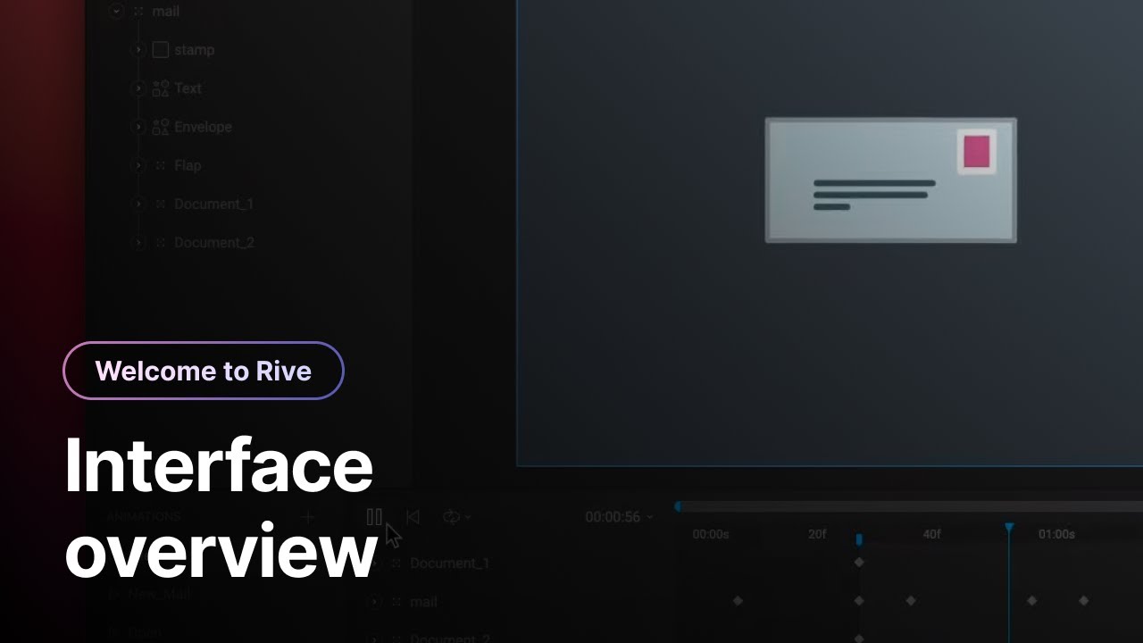 Rive interface overview