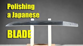 Polishing a Japanese Sword