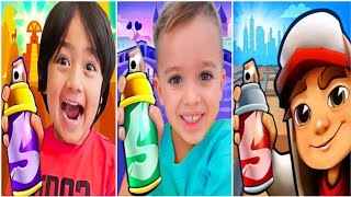#tagwithryan #vladandniki #subwaysurfers Tag With Ryan Vs Subway Surfers Run Vs Vlad & Niki Run screenshot 5