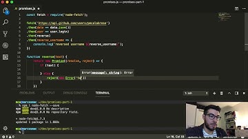 NodeJS - Chain Promises