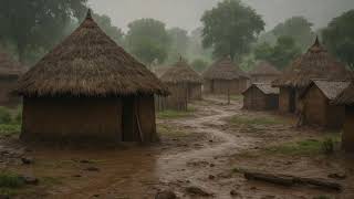 Village Rain Ambience – Peaceful Rain Sounds in a Quiet Rural Village.. Good for sleeping