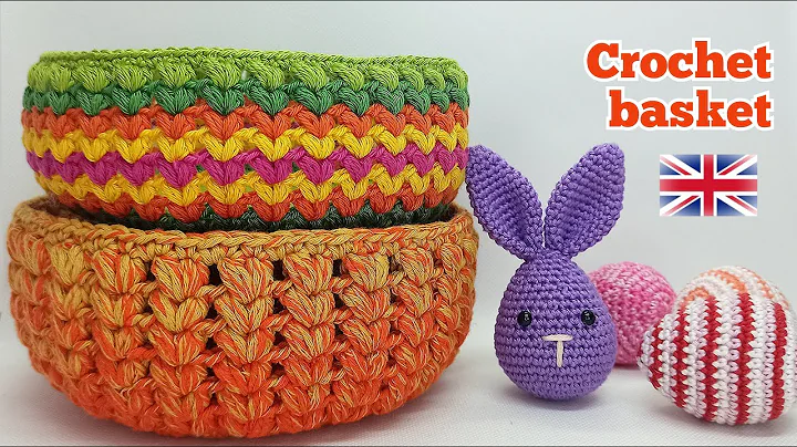 Easy Crochet Basket for Easter Decor