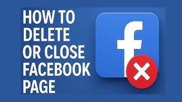 How to Delete or Close Facebook Facebook Page | Step-by-Step Guide (2025)