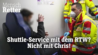 Shuttle-Service mit dem RTW? Nicht mit Chris! - Mensch Retter, Folge 9 | SPIEGEL TV für RTLZWEI