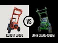 JOHN DEERE 4066R VS KUBOTA L6060 TRACTOR COMPARISON 🚜👨‍🌾