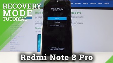 Recovery Mode in XIAOMI Redmi Note 8 Pro - How to Open & Use Mi Recovery