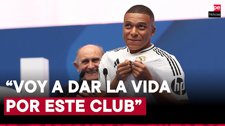 Kylian Mbappé fue presentado como jugador del Real Madrid ante miles de hinchas