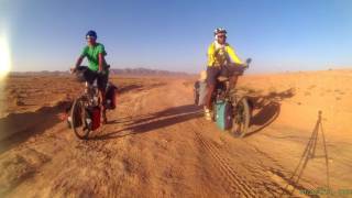 bicycle touring morocco  جولة حول المغرب بدراجة الهوائية 4800 كلم