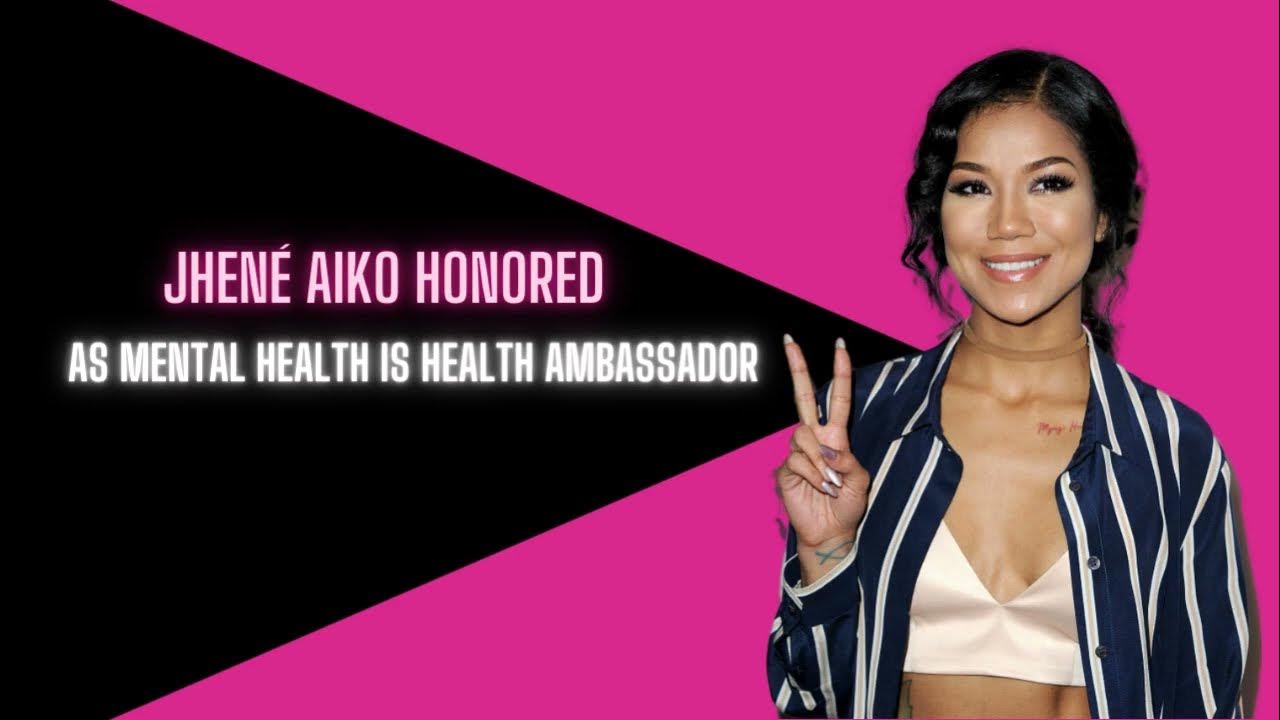 Jhene Aiko is Honored As Ambassador of Mental Health is Health - YouTube